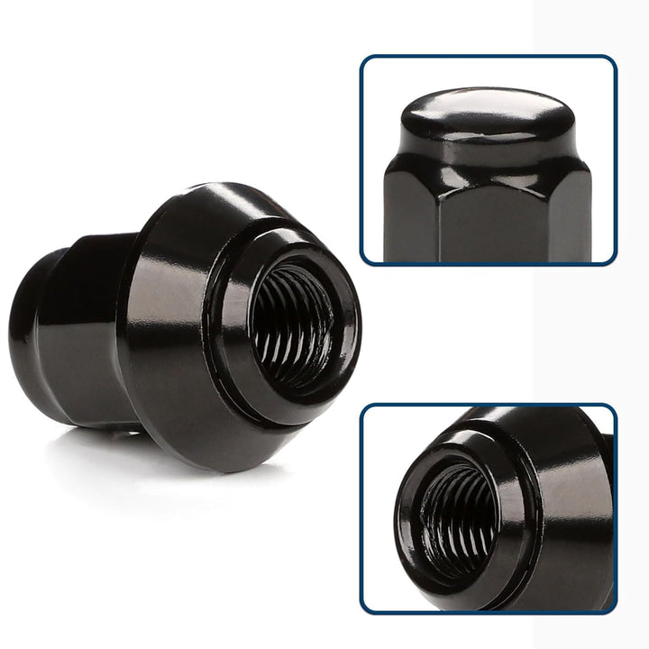 GAsuppply 20x Radmuttern M12x1,5 28mm, SW19 60°,radmuttern alufelgen für die Ford Fiesta Focus Fusio