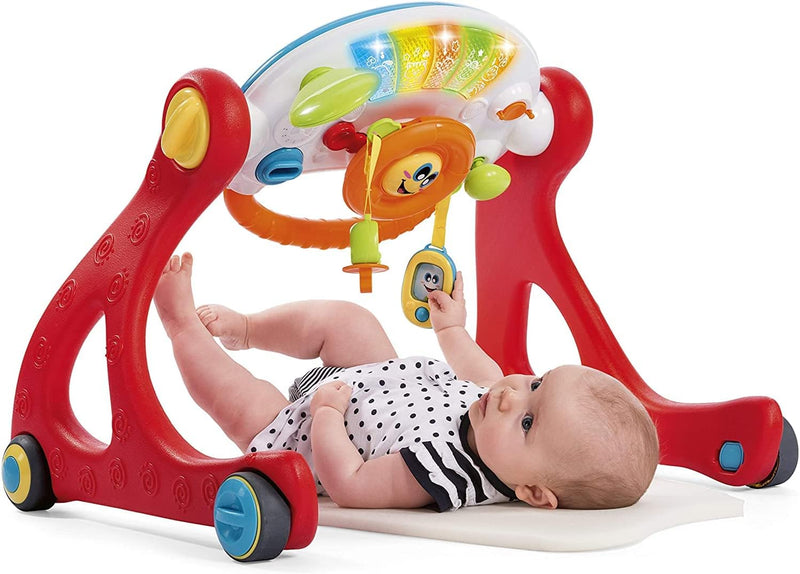 Chicco Grow and Walk 4in1 Baby Aktivitäts Spielzeug und Lauflernhilfe, Lernspielzeug mit manuellen A