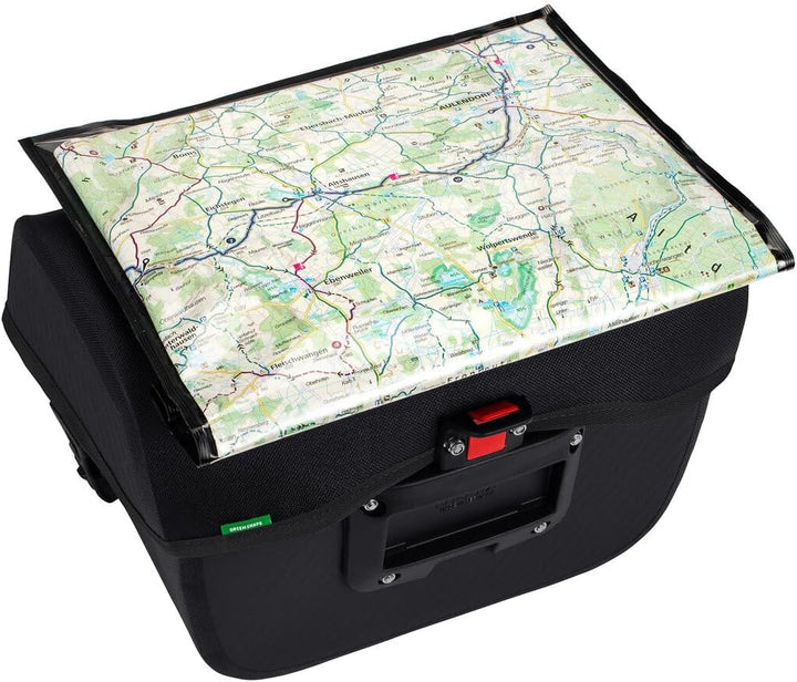 VAUDE Fahrrad Lenkertasche Aqua Box, 6 Liter Volumen, wasserdicht verschweisst Einheitsgrösse Schwar