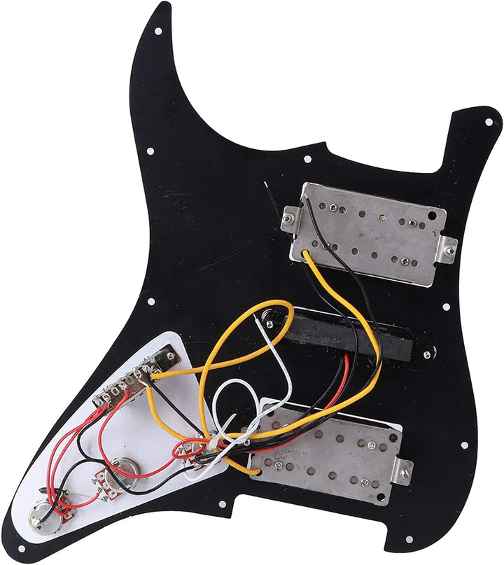 11 Loch Prewired Loaded, Strat Loaded Pickguard, Humbucker Pickups Set mit vorverdrahtetem HSH-Tonab