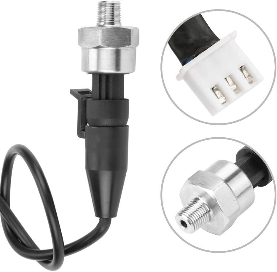 Sensor Edelstahl Drucksensor für Öl Gas Wasser Luft Kraftstoff 1/8"NPT, EXPSFN019270 2.00W, 1.00V 15