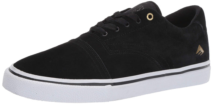 Emerica Herren Anbieter Skate-Schuh 41 EU Schwarz Weiss Goldfarben, 41 EU Schwarz Weiss Goldfarben