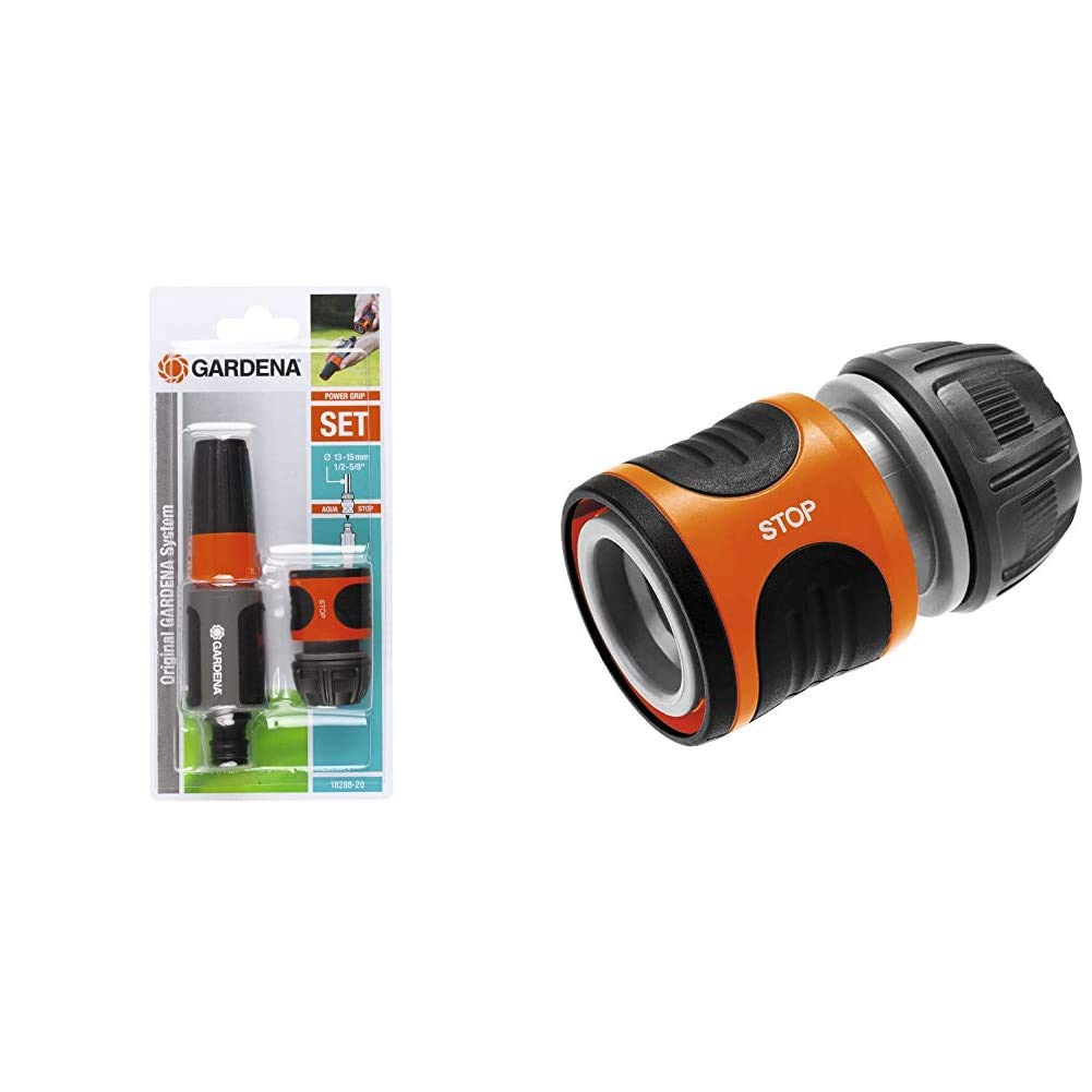 Gardena Spritz-Satz für 13 mm (1/2 Zoll)- und 15 mm (5/8 Zoll)-Schläuche: Reinigungsspritzen-Set mit