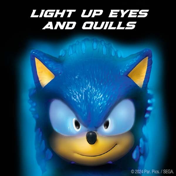 Sonic The Hedgehog 3 Sprechende Figur, 30 cm / 12 Zoll, mit über 30 kultigen und lustigen Sätzen, nu