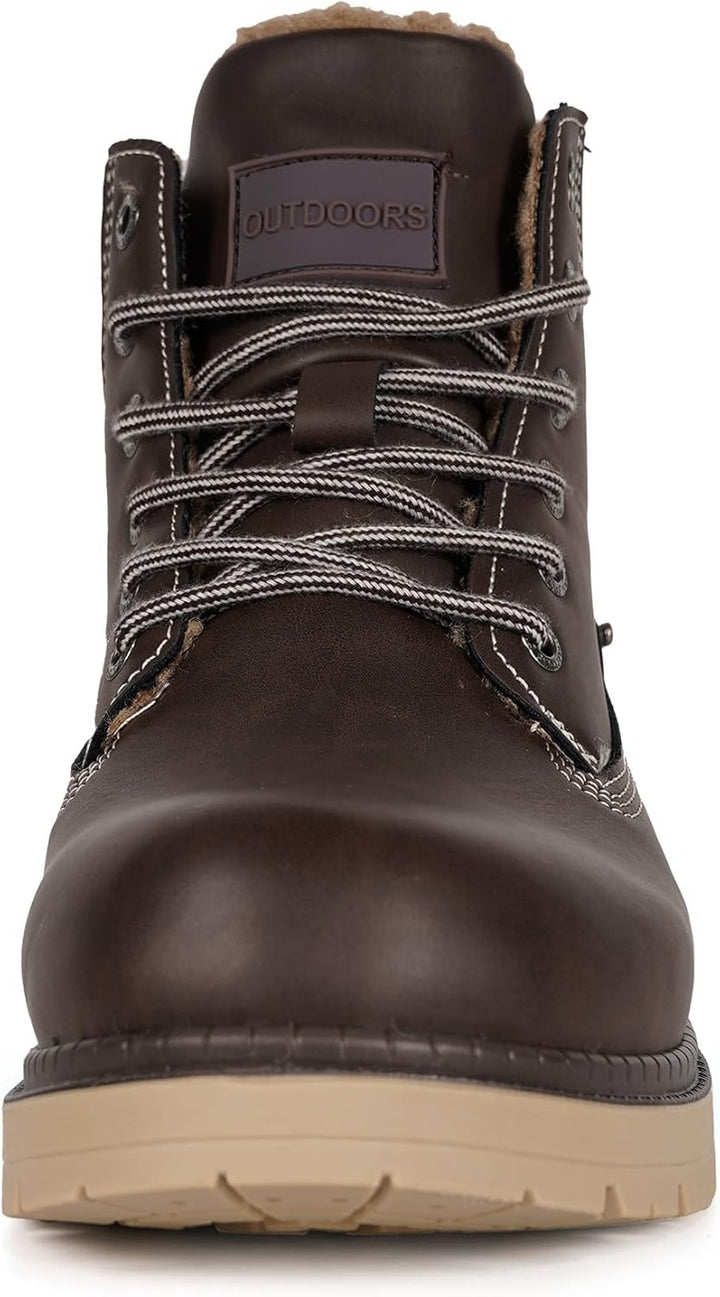 Unisex Winterstiefel Warm Winterschuhe Gefütterte Stiefeletten Wasserdicht Boots Gr.36-47, 45 EU Dun