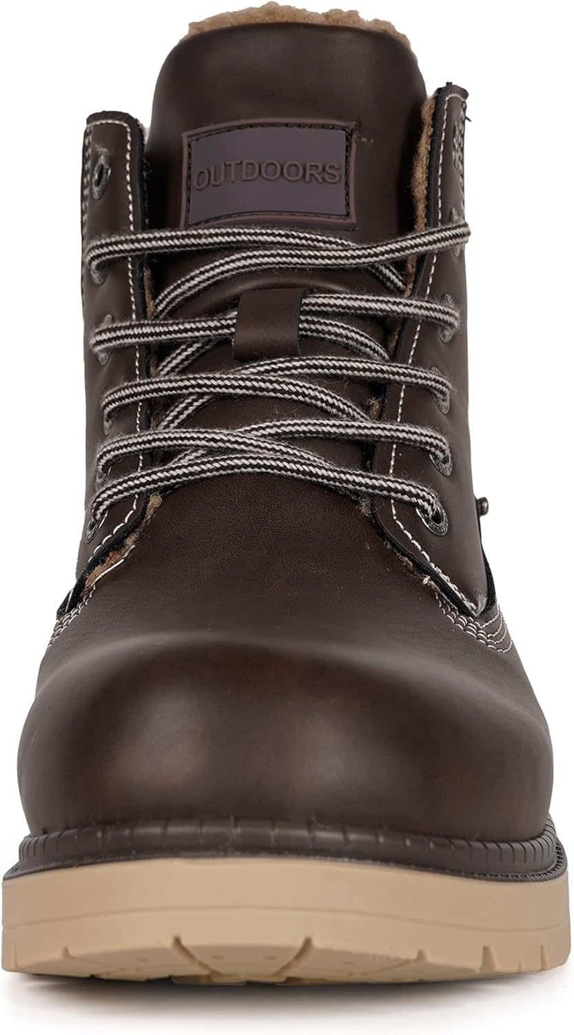 Unisex Winterstiefel Warm Winterschuhe Gefütterte Stiefeletten Wasserdicht Boots Gr.36-47, 41 EU Dun