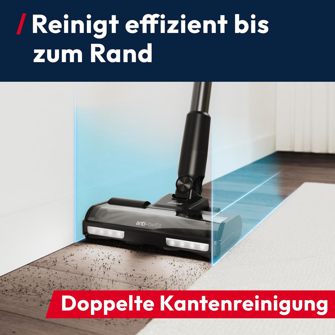 Hoover Akku-Staubsauger kabellos HF3 CORE mit 60min Laufzeit, Handstaubsauger mit Anti-Twist gegen H