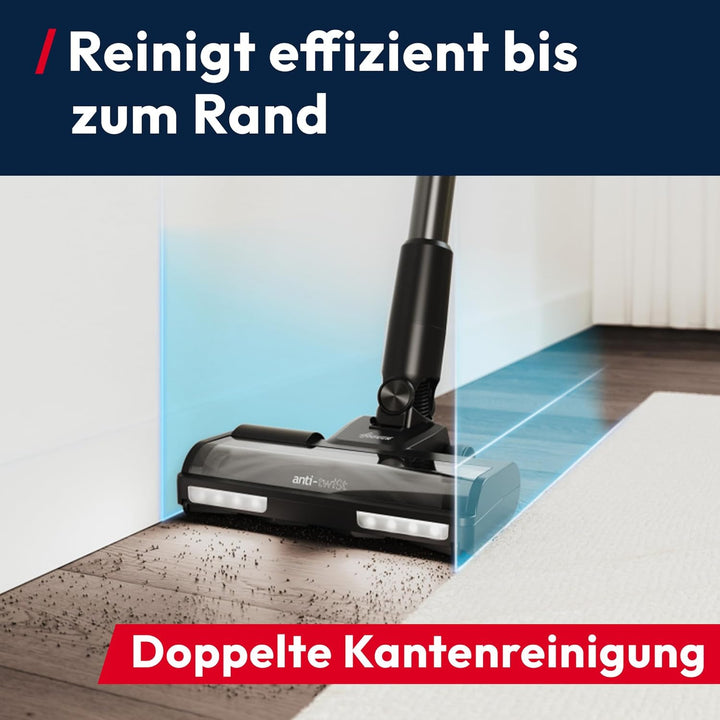 Hoover Akku-Staubsauger kabellos HF3 CORE mit 60min Laufzeit, Handstaubsauger mit Anti-Twist gegen H
