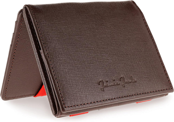 Jaimie Jacobs Flap Boy mit Gravur - Das Original - Magischer Geldbeutel mit Münzfach RFID-Schutz Ges