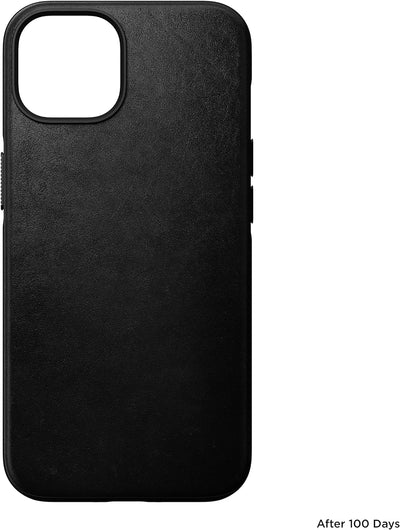 Nomad Modern Leather Case NM01238485 iPhone 14 Schwarz, iPhone 14 Schwarz