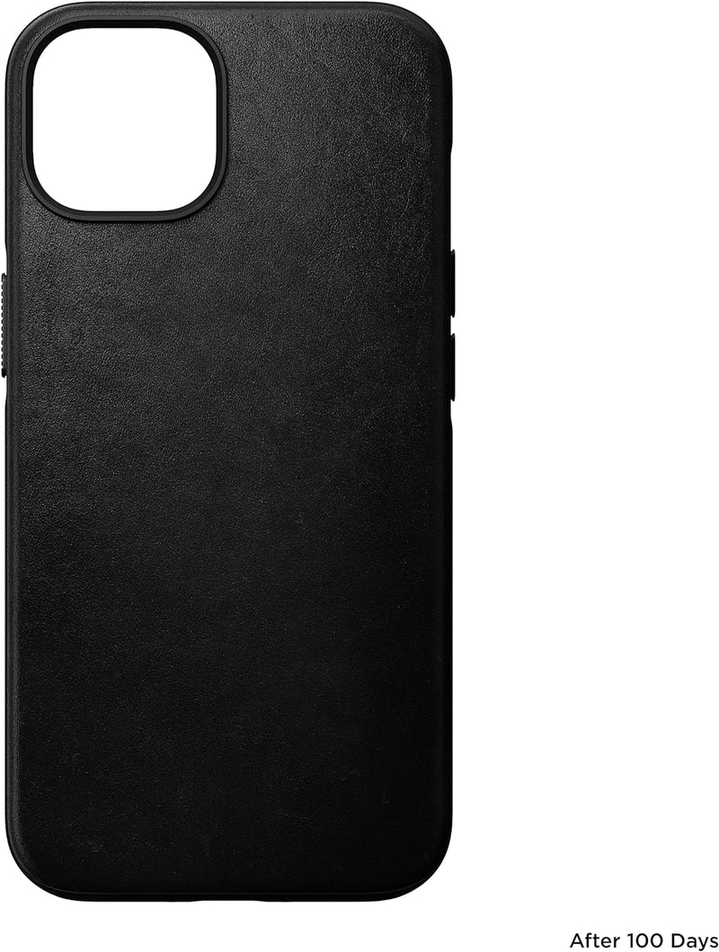 Nomad Modern Leather Case NM01238485 iPhone 14 Schwarz, iPhone 14 Schwarz