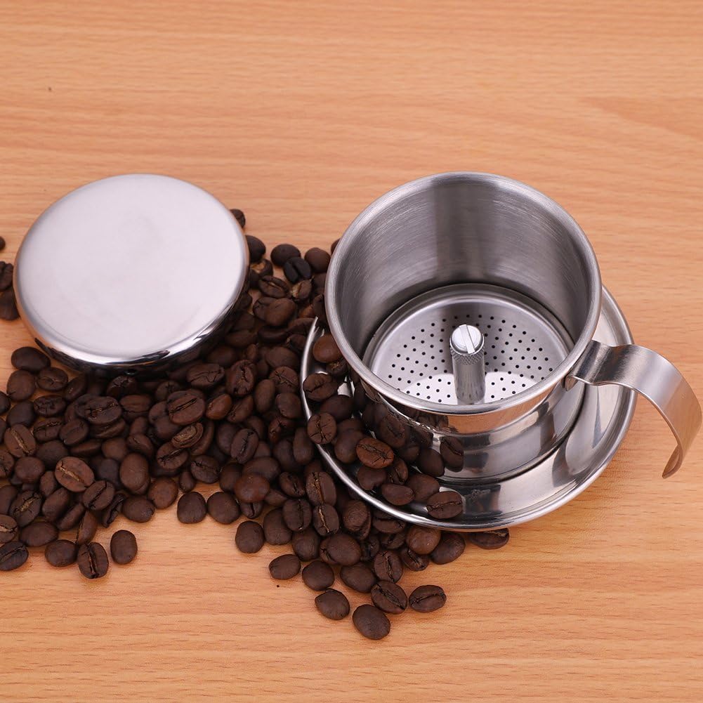 Vietnamesischer Kaffeefilter aus Edelstahl Ca Phe Phin Silber
