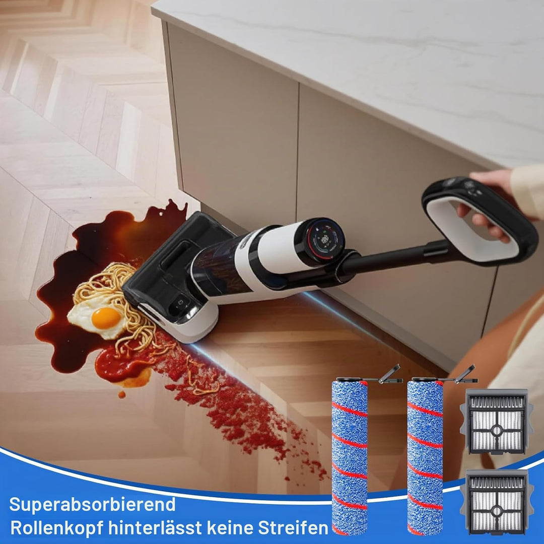 Ersatzbürstenrolle und HEPA-Filter für Tineco Floor One S7 Artist/stretch S6/SWITCH S6/S7 Stretch Ul