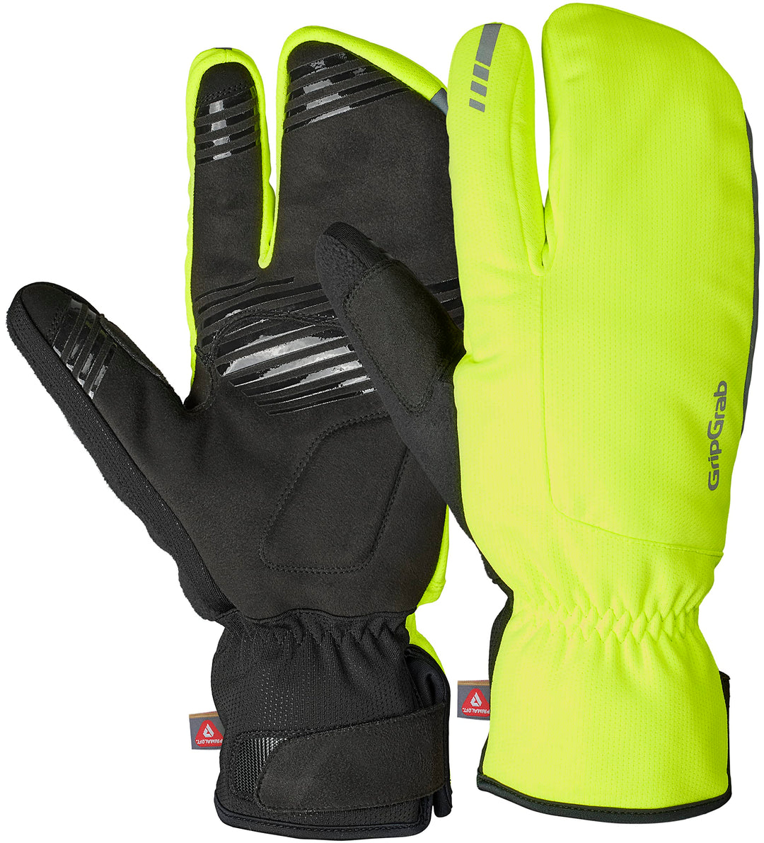 GripGrab Nordic 2 Winddichte Deep Winter 3-Finger Lobster Fahrradhandschuhe Gepolsterte Primaloft Ra