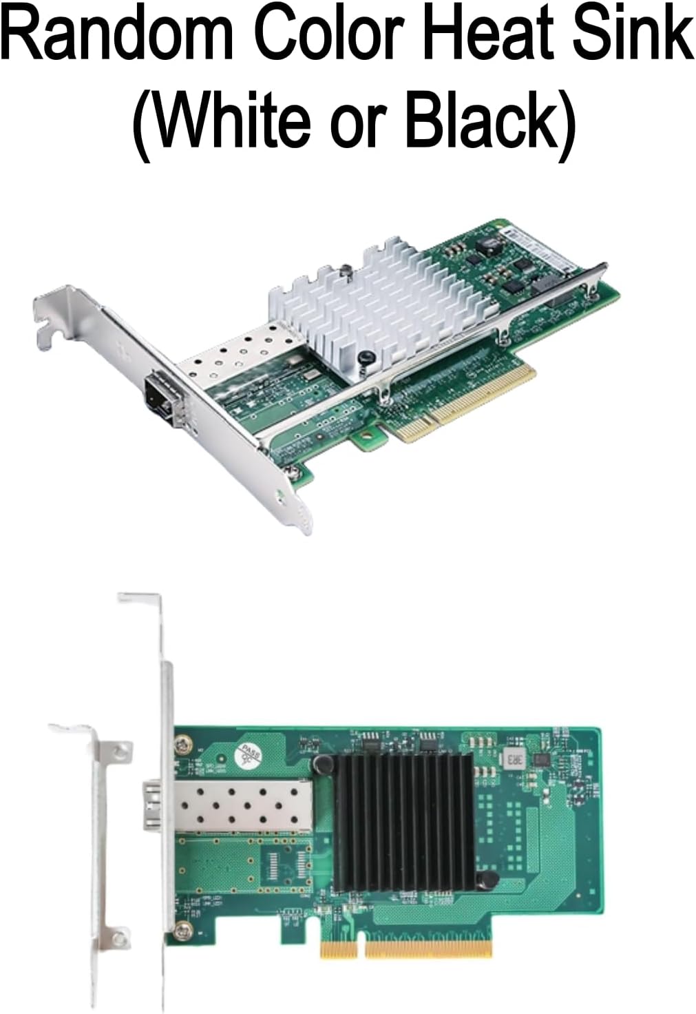 QSFPTEK 10G Ethernet Netzwerkkarte, 10Gb Single SFP+ Port Server mit Intel 82599EN Chip für Intel X5