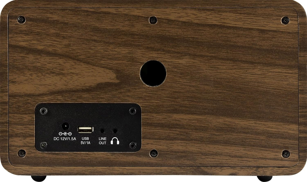 Imperial i110 Internetradio UPNP/DLNA Mediaplayer holzoptik Braun Single, Braun Single