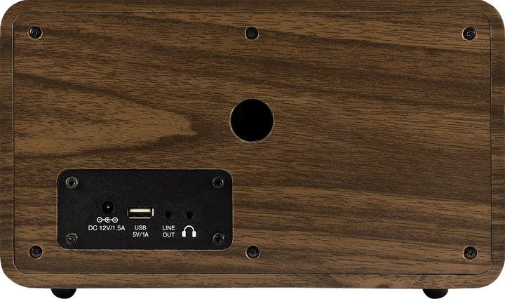 Imperial i110 Internetradio UPNP/DLNA Mediaplayer holzoptik Braun Single, Braun Single