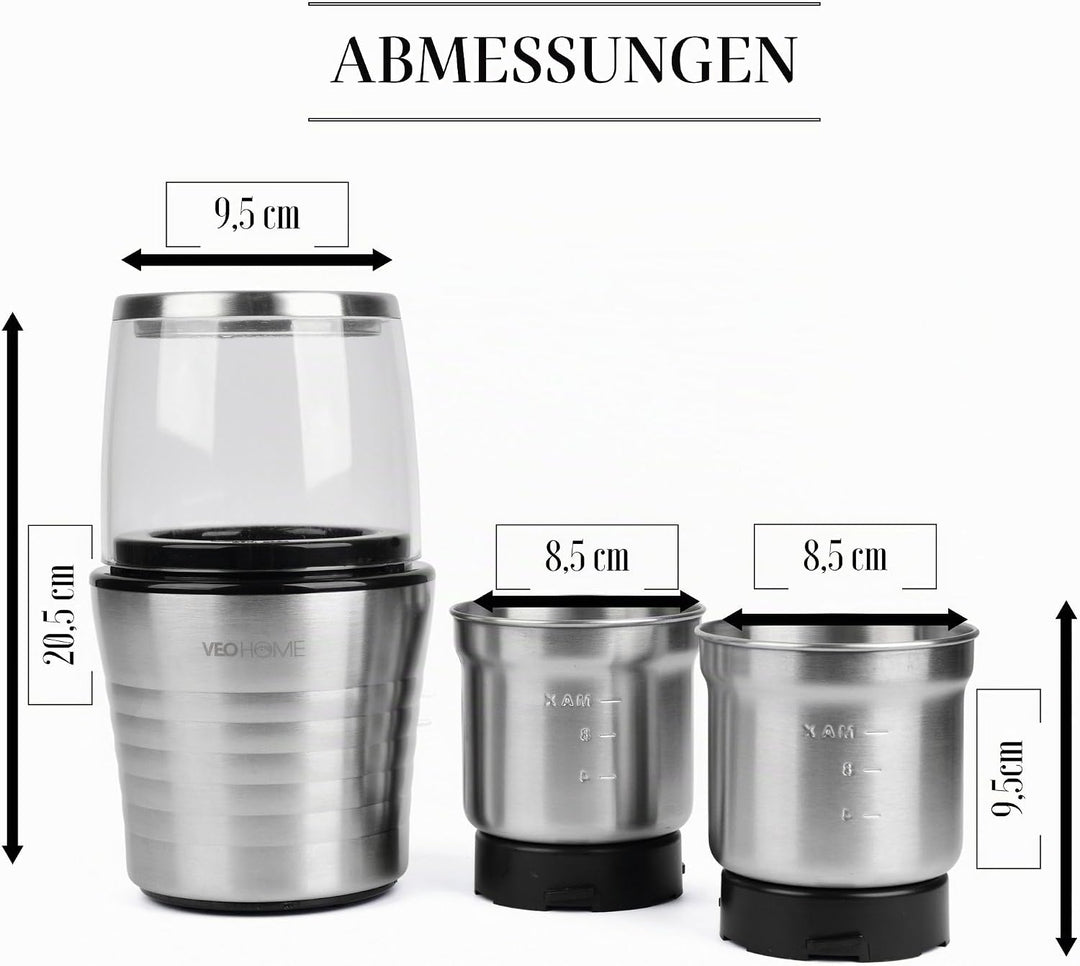 Kaffeemühle Elektrische - Schlagmesser Kräftige - mahlen Kaffeebohnen Gewürze Kräutern Nüsse