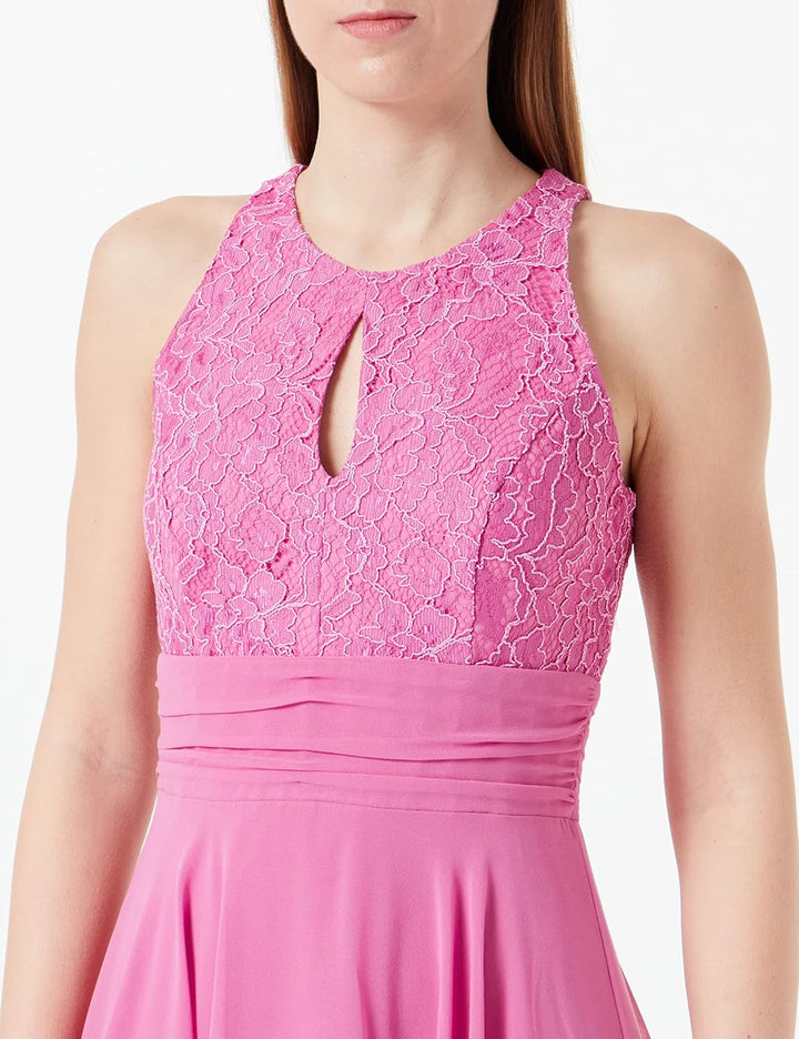Vera Mont Damen Abendkleid mit Spitze 40 Azalea Purple, 40 Azalea Purple