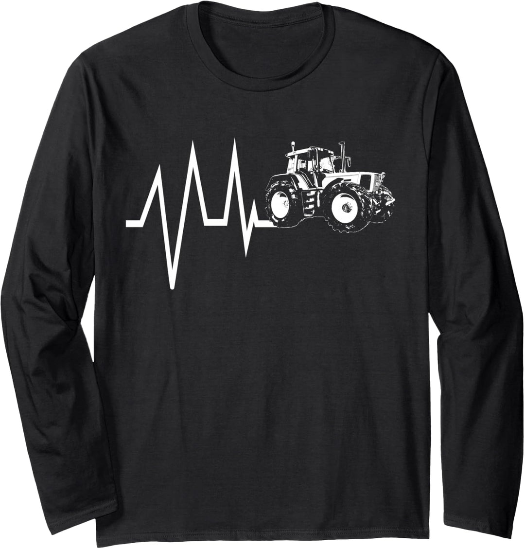 Traktor Landwirt Bauer Landwirtschaft Trecker Geschenk Langarmshirt