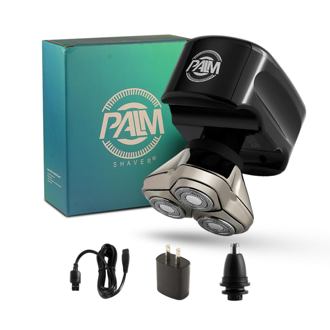 Skull Shaver Palm Rasierer für Kopf und Gesicht, Herren Elektrorasierer (EU-Stecker)