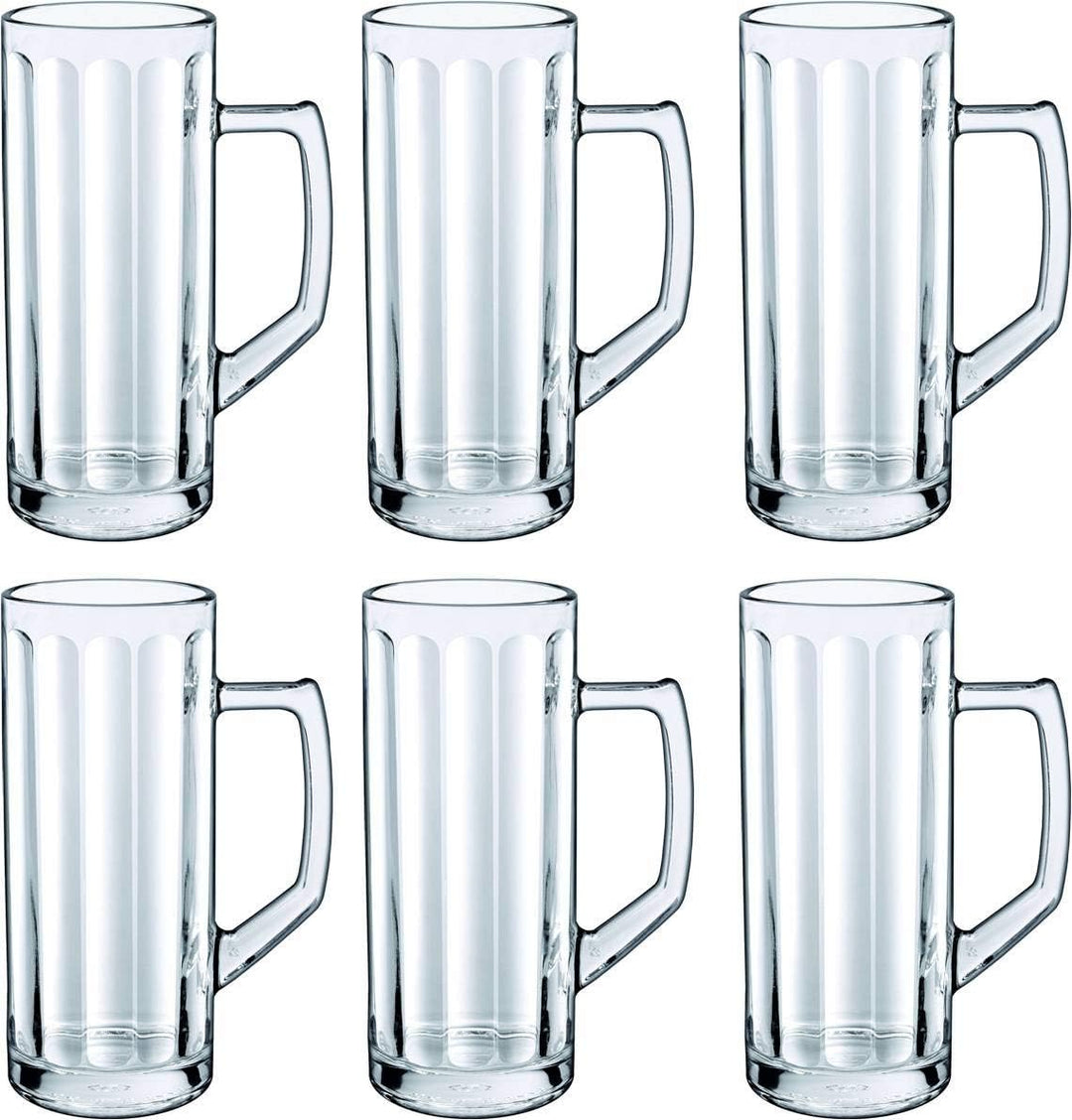 6 Bierseidel Reno Optik in versch. Grössen erhältlich - geeicht Grösse 0,4L geeicht, 0,4L geeicht