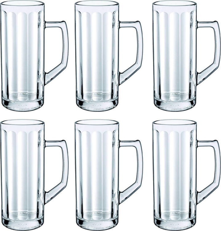 6 Bierseidel Reno Optik in versch. Grössen erhältlich - geeicht Grösse 0,4L geeicht, 0,4L geeicht