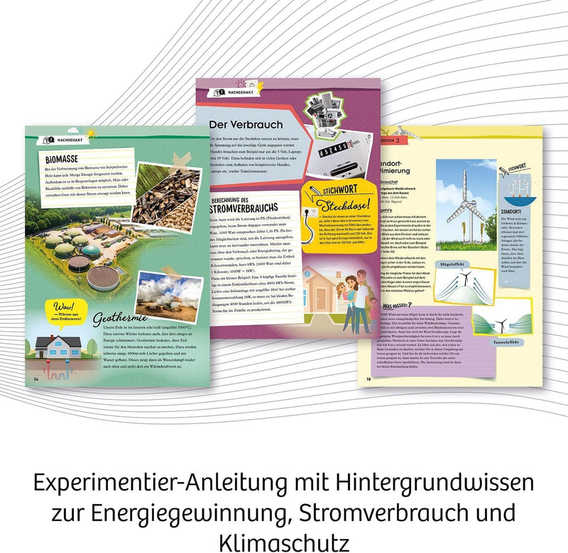 Kosmos 621087 Wind-Rad, Entdecke erneuerbare Energien. Bausatz für Windrad zur emmissionsfreien Stro