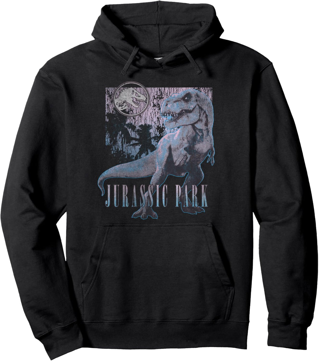 Jurassic Park Muted Rex Poster Pullover Hoodie