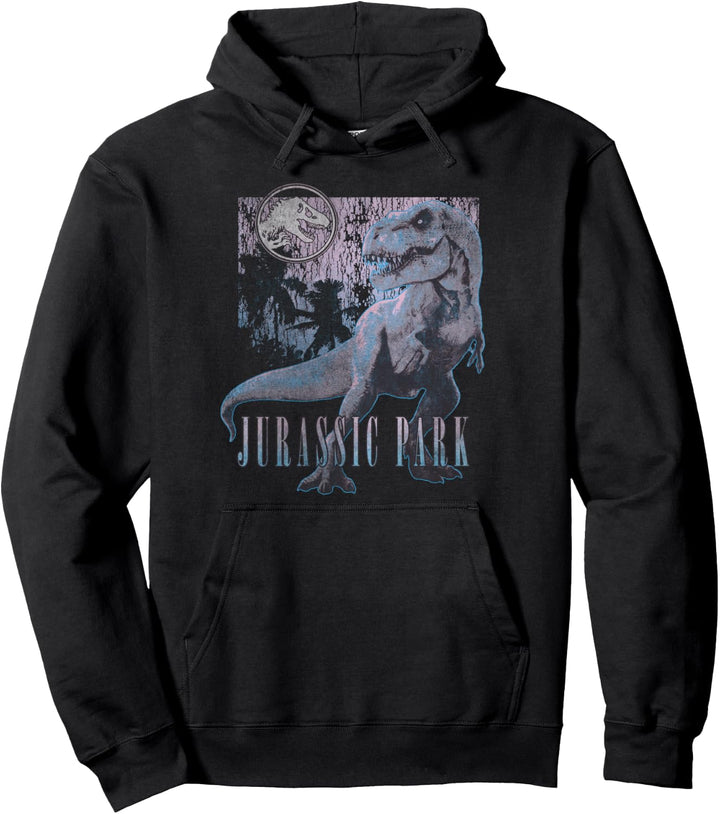 Jurassic Park Muted Rex Poster Pullover Hoodie