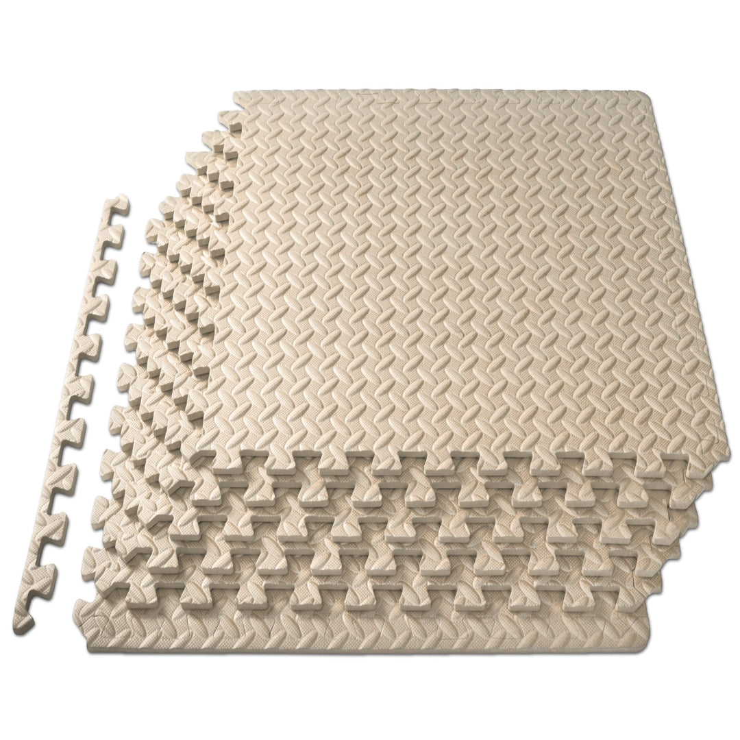 ProsourceFit Puzzle Exercise Mat ½ in, Eva Interlocking Foam Floor Tiles for Home Gym, Mat for Home