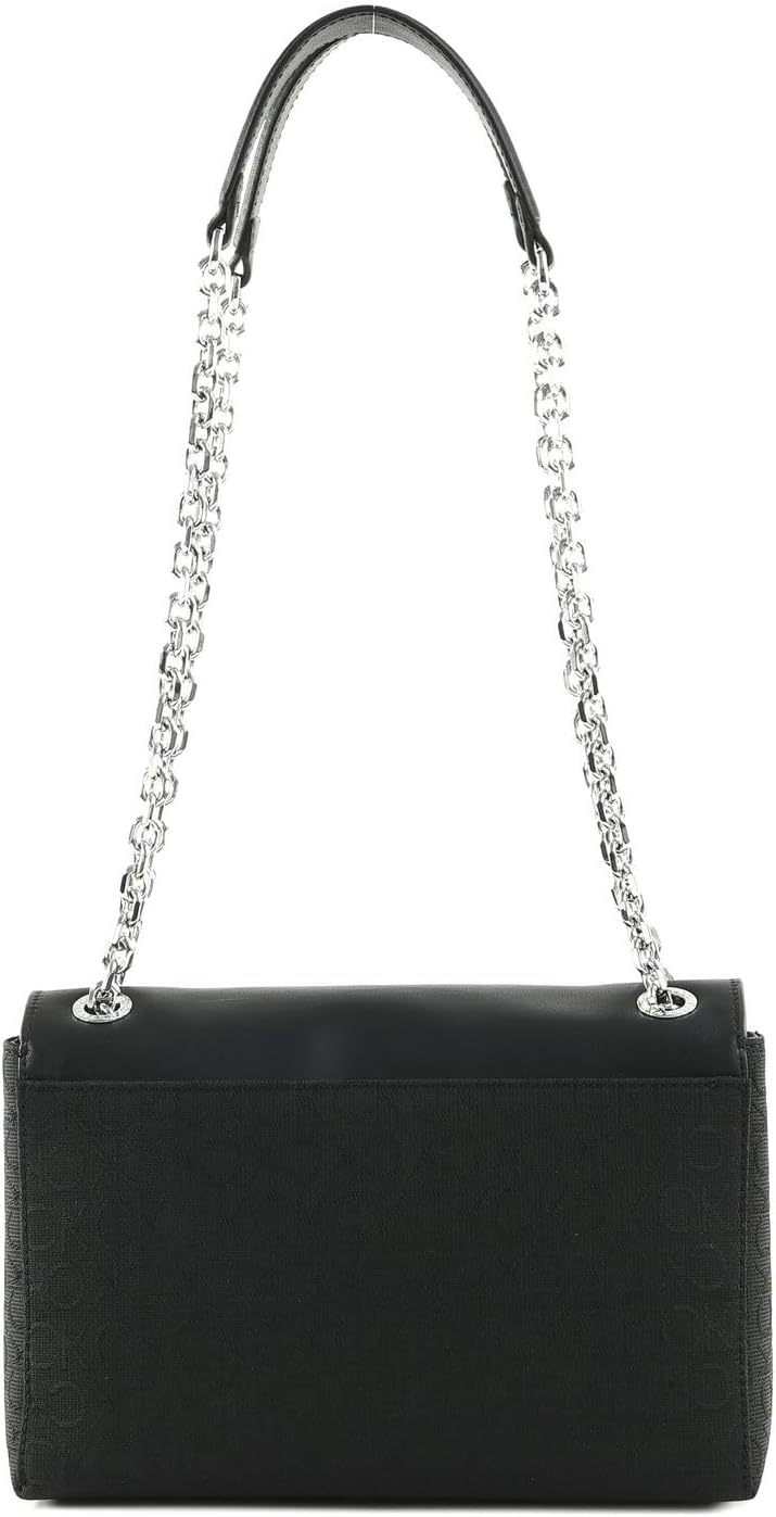 Calvin Klein Re-lock RE-LOCK HOBO Black Jacquard Mono, Black Jacquard Mono