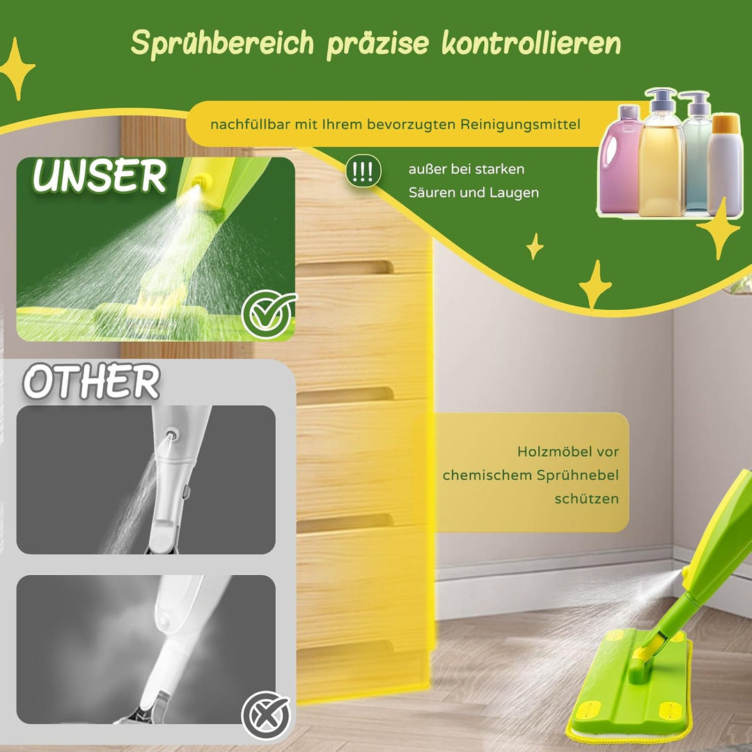 Kinderspielwischer mit Sprühfunktion - Montessori Kleinkind Putzset für echter die Bodenreinigung |
