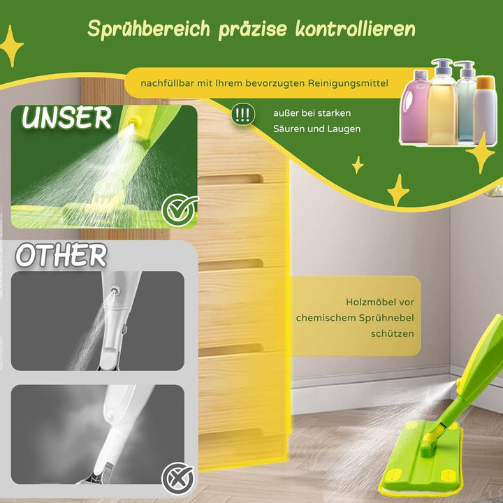Kinderspielwischer mit Sprühfunktion - Montessori Kleinkind Putzset für echter die Bodenreinigung |