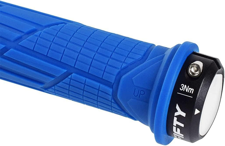 FIFTY-FIFTY MTB Griffe, Fahrradgriffe aus rutschfestem Gummi, Single Lock-on Fahrrad Griffe/Lenkergr