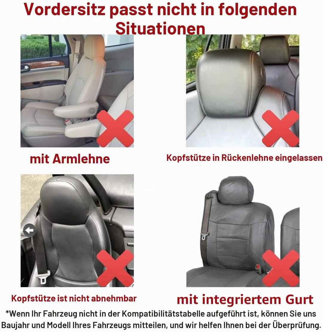 Flying Banner Pu Leder Und Mesh Ermöglicht Universelle Auto Sitzbezüge Sets Sit Airbag Kompatibel (S