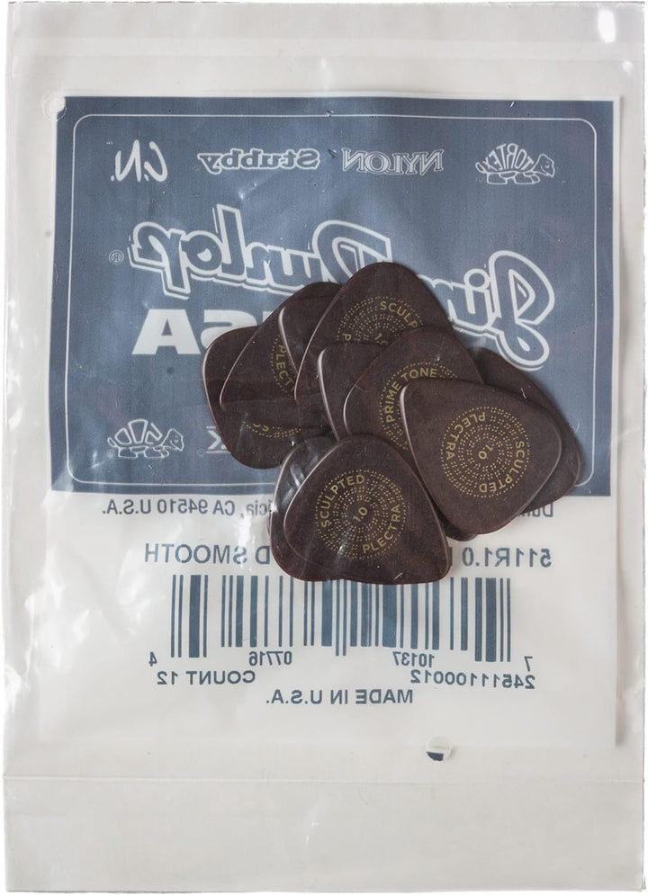 Médiators Jim Dunlop 1,00mm Primetone Standard 1,00mm sachet de 12 Sachet de 12 1,00mm, Sachet de 12