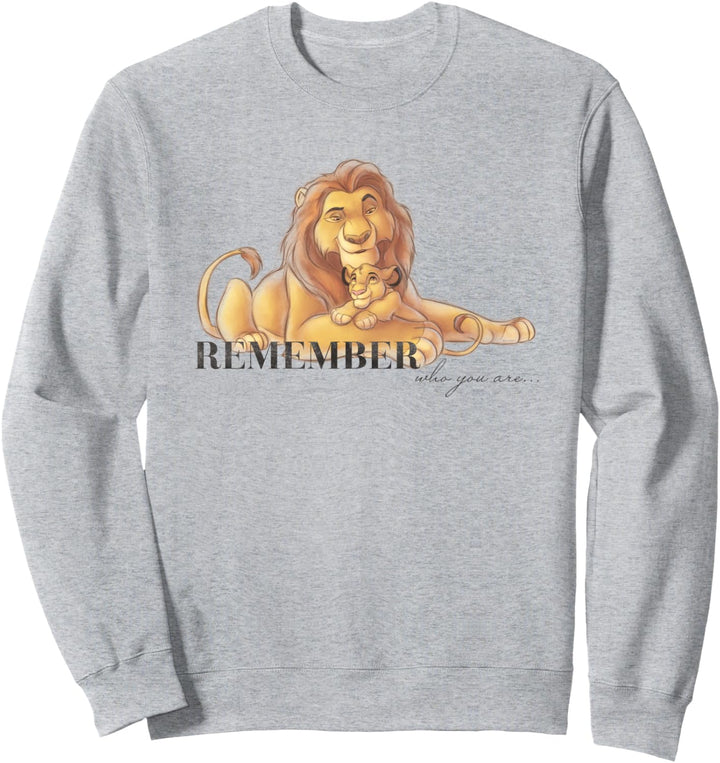 Disney 100 Anniversary The Lion King D100 Quote Remember Sweatshirt