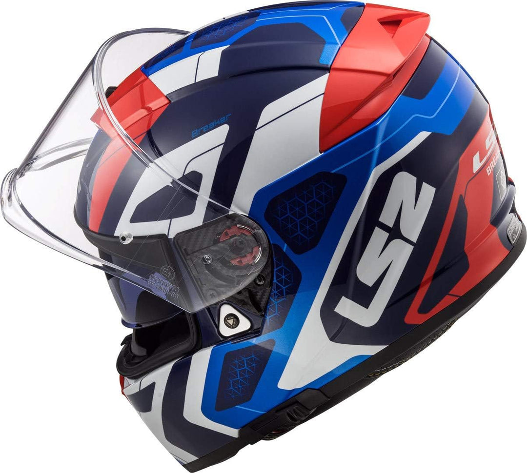 LS2 Herren NC Motorrad Helm, Blau/Weiss/Rot, S S Blau/Weiss/Rot, S Blau/Weiss/Rot