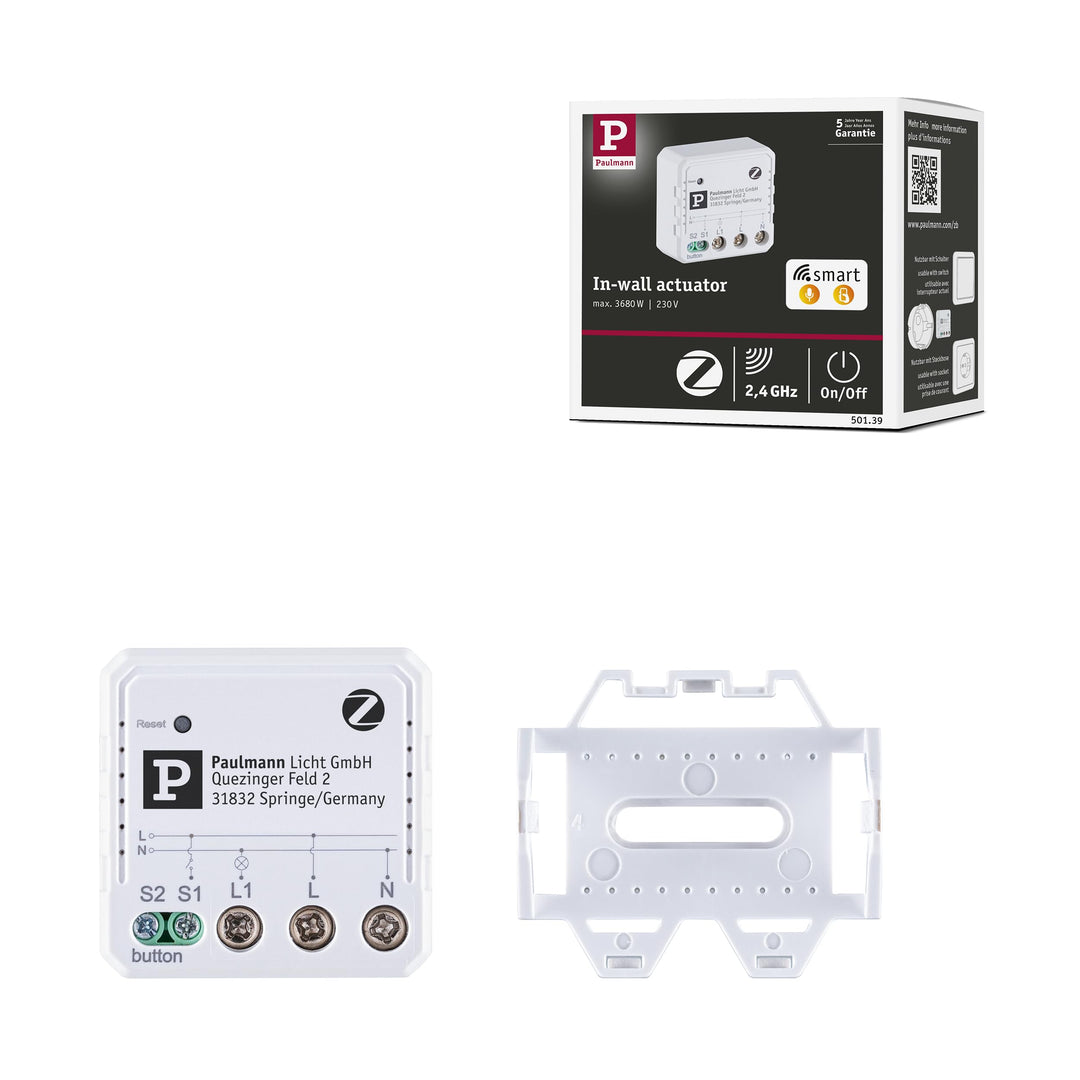 Paulmann SH ZB Unterputzaktor On/Off 230V max 300W 50139