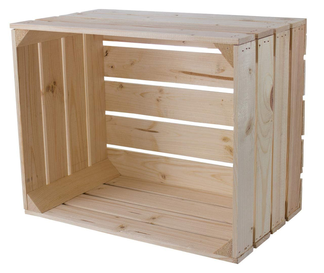 4er Set - Apfelkisten neu natur 50x40x30cm
