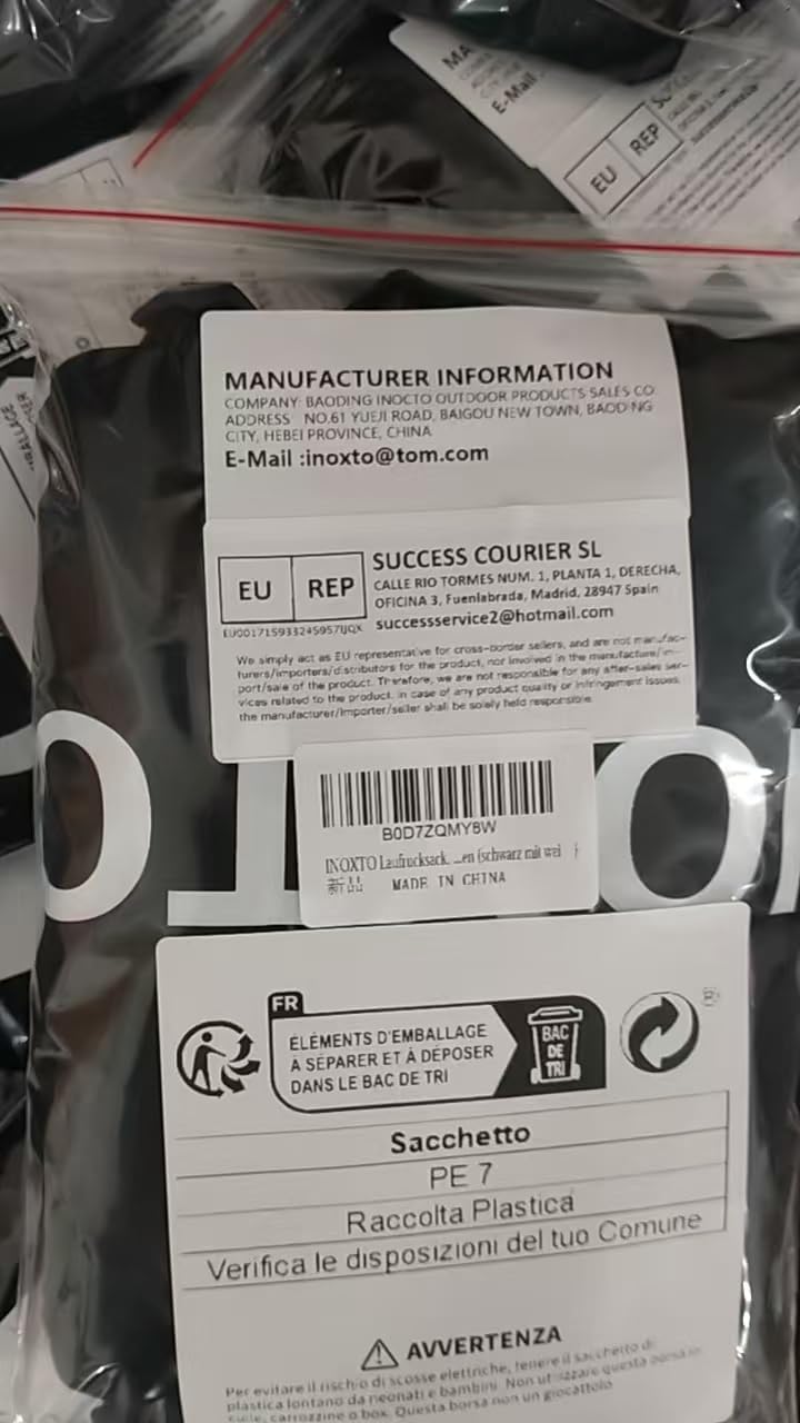 INOXTO Laufrucksack, 5L Leichter Trinkbeutel, geeignet für Outdoor-Wandern, Radwettbewerb, Bergsteig