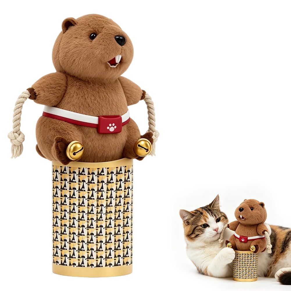 FARYODI Katzen Wrestling Handschuh, Interaktive Katzen Handpuppe mit robuster Polsterung, Sicheres K