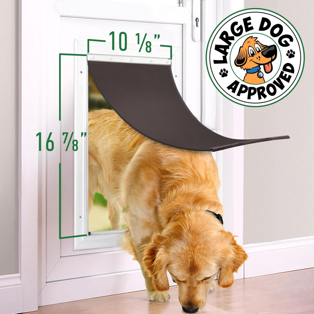 Evergreen Pet Supplies Grosse Türklappe für Hunde, kompatibel mit PetSafe Freedom Doggie-Türen, wett