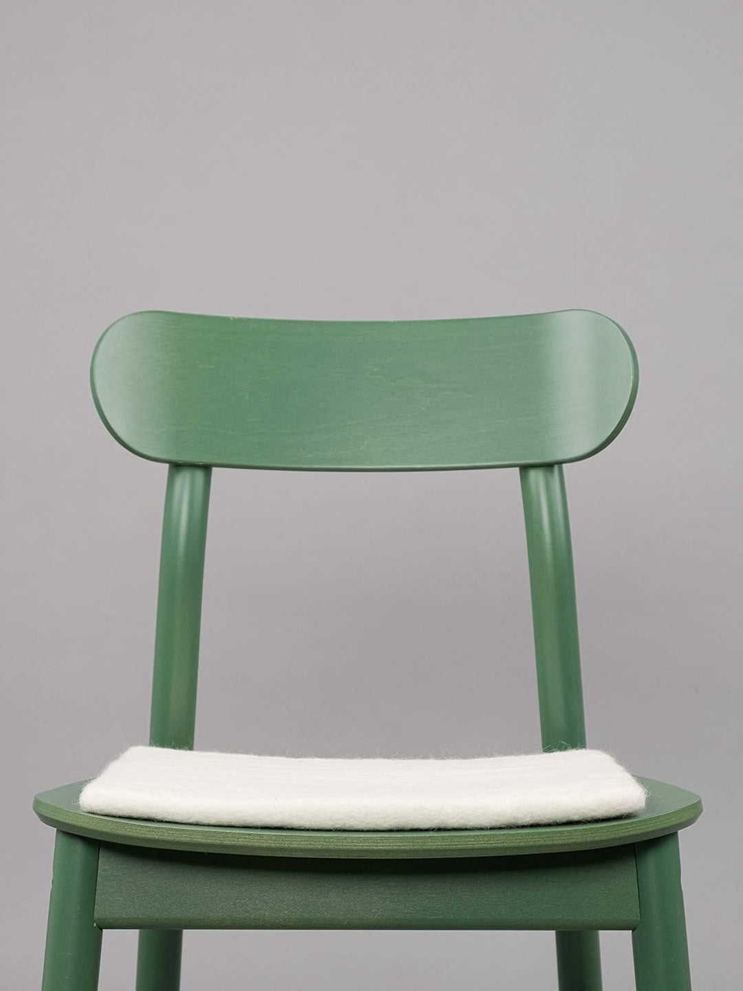 myfelt Flache Filz Sitzauflage, Filz Stuhlauflage - Linéa - quadratisch, 36x36 cm, Weiss Naturweiss,