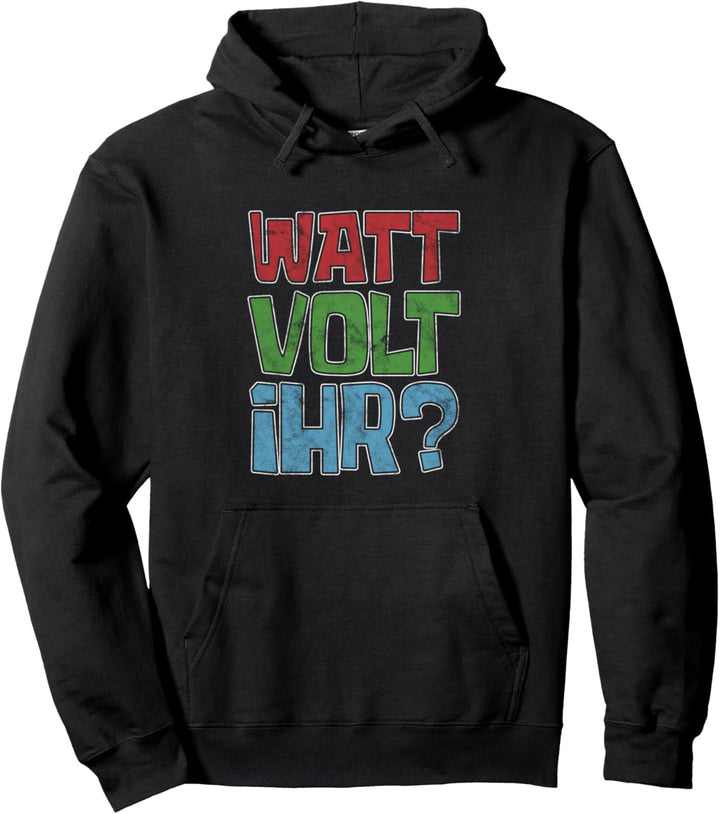 Elektriker Strom Handwerker Elektrizität Steckdose Geschenk Pullover Hoodie