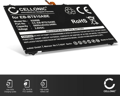 CELLONIC® Ersatz Akku EB-BT810ABA, EB-BT810ABE für Samsung Galaxy Tab S2 9.7 (SM-T810 / SM-T813 / SM