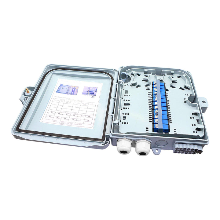 PNGKNYOCN 12 zentrale Faser Verteilerbox, FTTH Faser Abschluss Splitter Box, Geeignet für Innen Auss