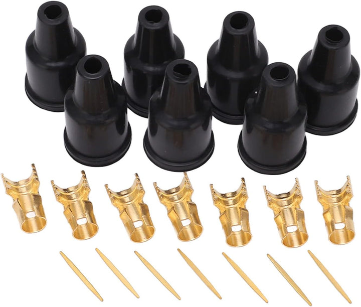 Zündkabelsatz, Zündkerzen-Zündkabel-Set, Rot, 8 Mm Durchmesser, 1 M Länge, Zündkabel-Ersatz für 6-Zy