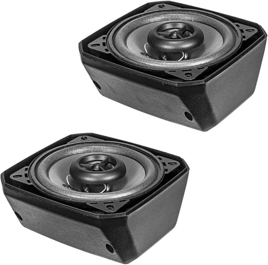tomzz Audio 4000-010 Retro Look Aufbau Lautsprecher-Satz im Gehäuse DIN 100mm Lautsprecher 2-Wege Ko